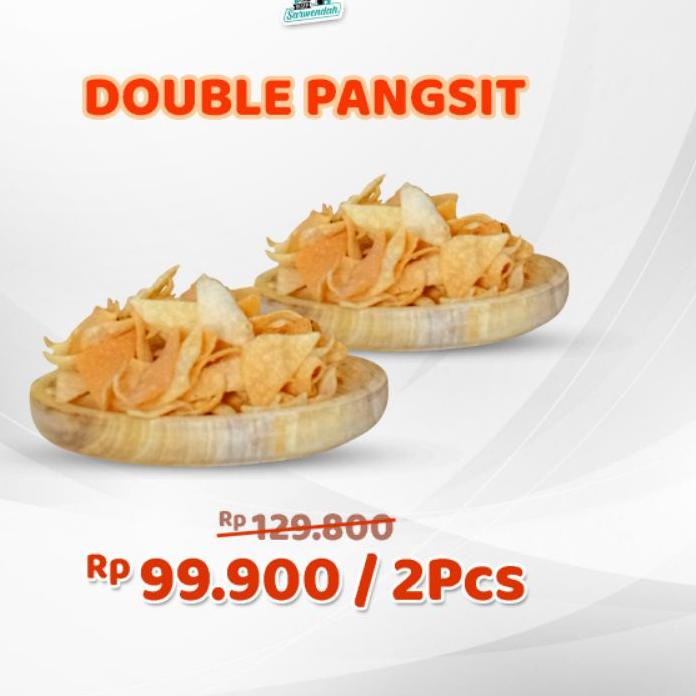 

✦ Paket Double - Kulit Pangsit Krispy x2pcs ✧