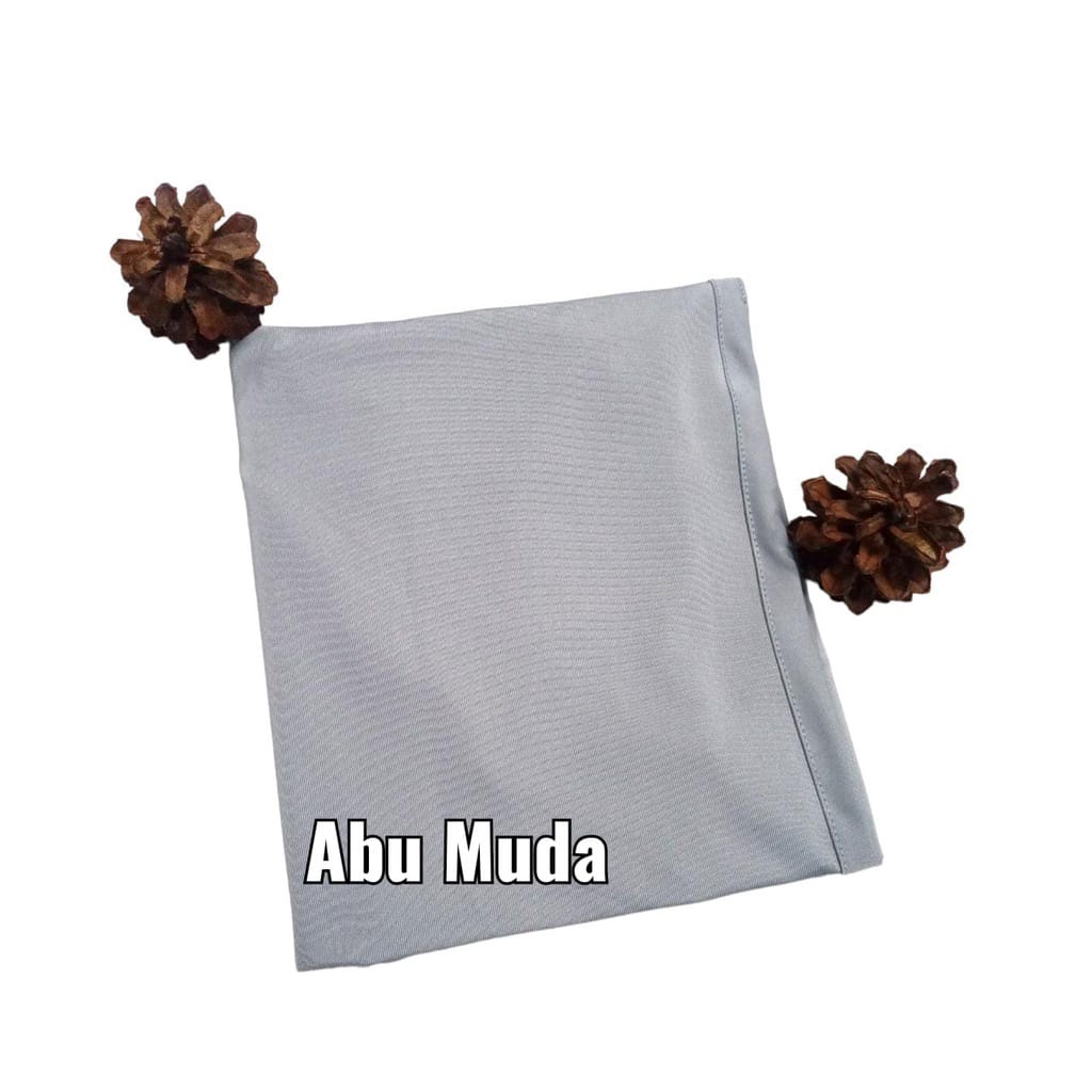 Hijab Instan jersey segitiga|| Jilbab segitiga jersey instan-abu muda
