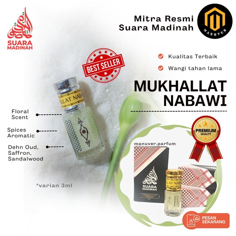 Parfum Suara Madinah Mukhallat Nabawi Original