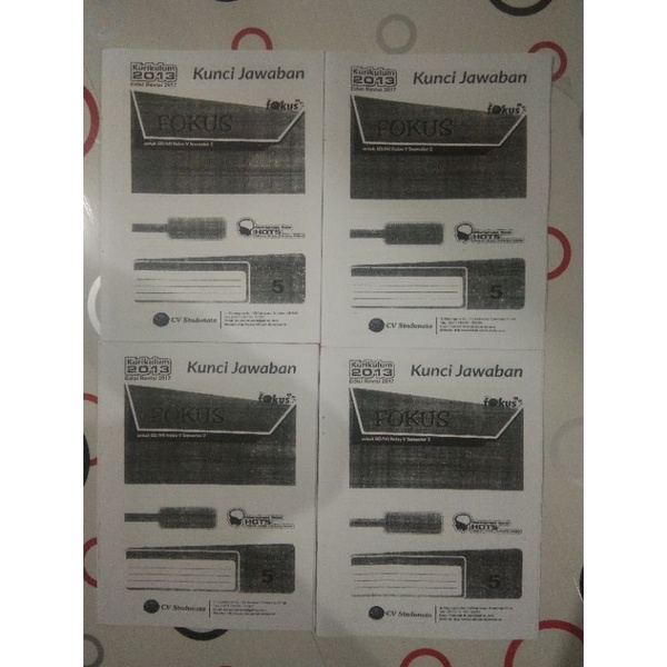 Kunci Jawaban Lks Fokus Kls 5 Tema 6789 Semester 2 (2023)