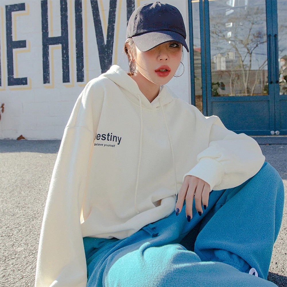 Hoodie Oversize XXXL Korean Style Destiny - Sweater Hodie Wanita Dan Pria