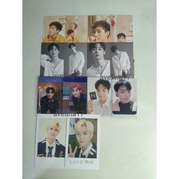 NU'EST Minhyun JR Ren Aron Baekho PHOTOCARD Part 3 NUEST The Table The Nocturne