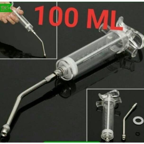 Alat Cekok Kambing Babi Anjing Suntikan Pemberi Minum Kambing 100Cc