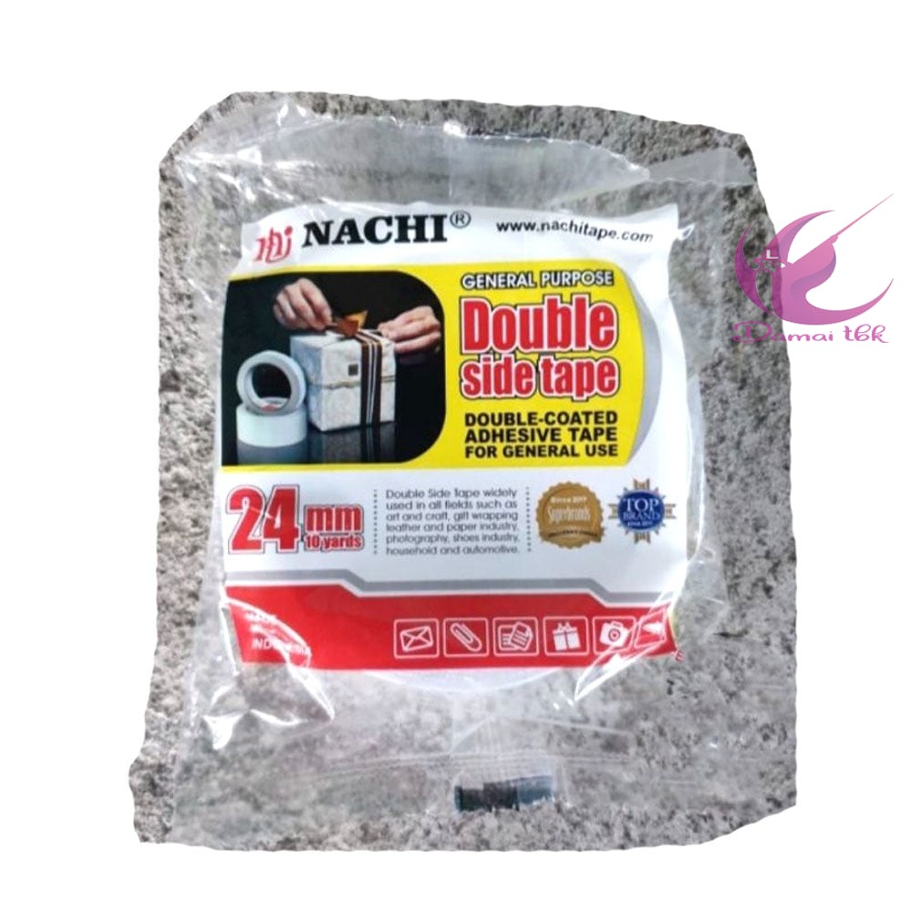 

Isolasi Double Tape / Dobel Tape 24Mm Nachi 1 Inch