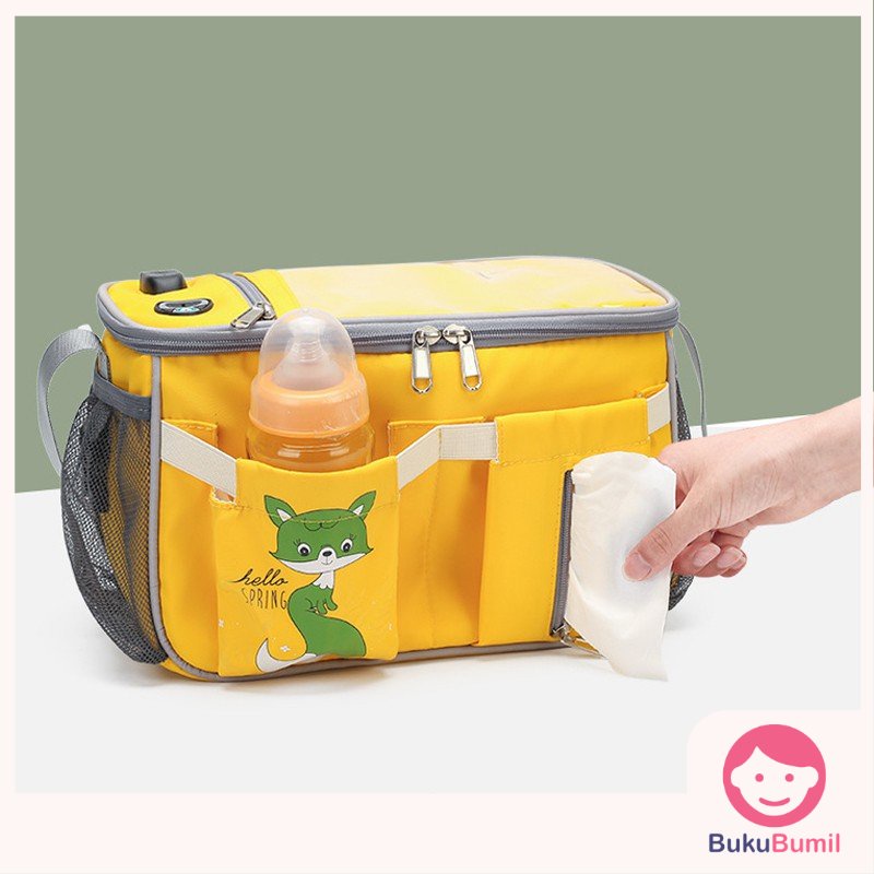Joy's Baby Travel Kit - Perlengkapan Bayi dalam Perjalanan Stroller Organizer Tas Penyimpanan bayi A