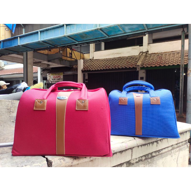 Tas ayam Travel Bag / Tote Bag Polo Breant / Tas travel - ukuran besar / ukuran kecil / 1 set