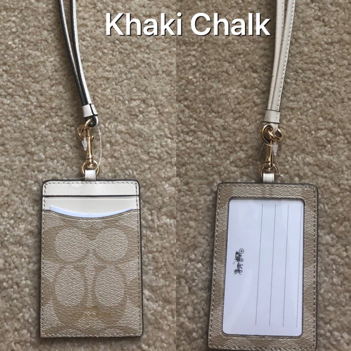 

JUAL MWT Coach Lanyard Gantungan Nama ID Khaki Chalk