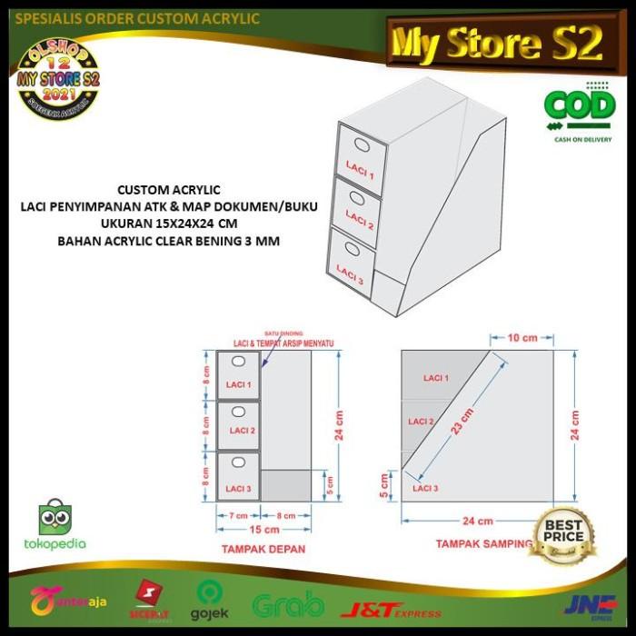 

Best Seller Custom Acrylic Tempat Penyimpanan Atk Dan Map Dokumen