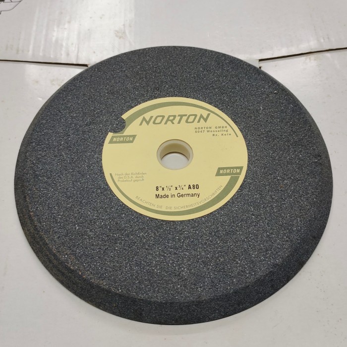 Batu Gurinda Norton 8" Serong 8X1/2X3/4 A80 Asah Band Saw