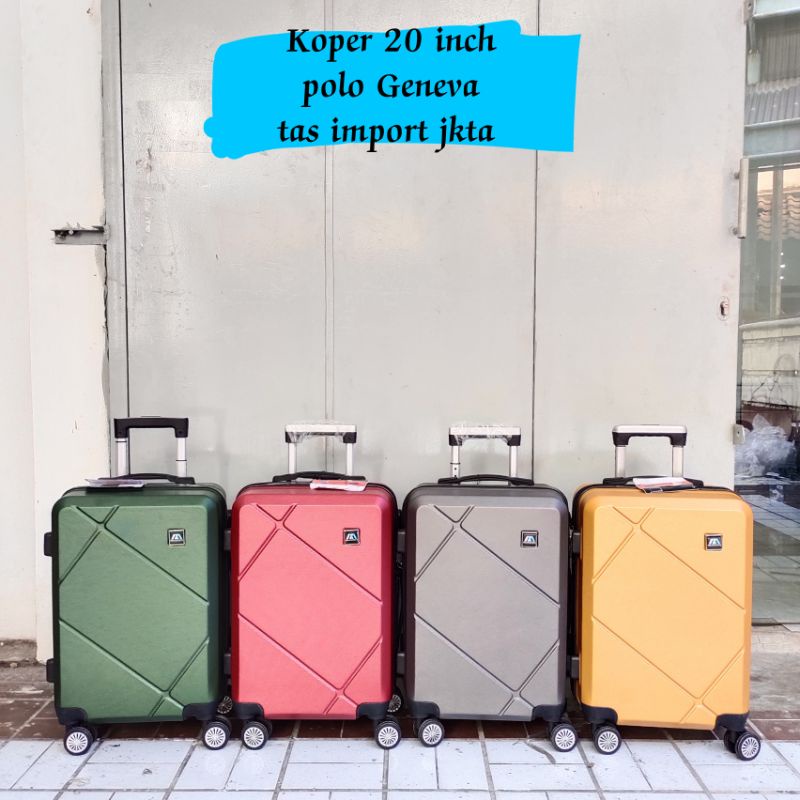 Koper Fiber 20 inch Polo Geneva Hardcase ORIGINAL - Kabin Size