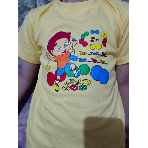 KAOS ANAK LATO LATO TEK TEK VIRAL RAME 1-12TAHUN UK.S/3XL //KAOS TEK TEK LATO LATO ANAK