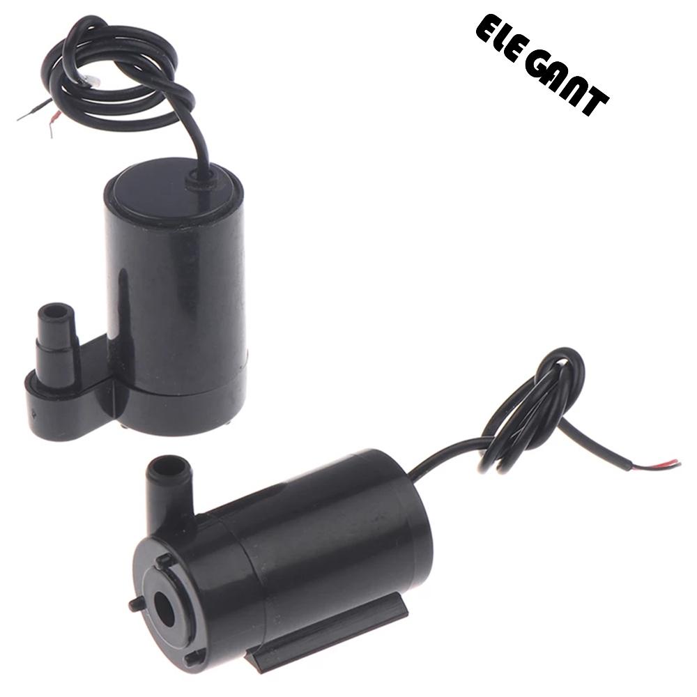 ELEGANT Durable Water Pump 3L/min Tap Water Motor Pump DC 5-12V Mini Groundwater DIY Low Noise Brushless Micro Submersible