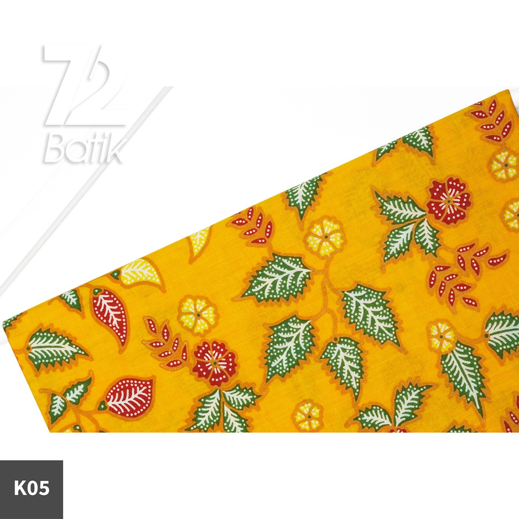 KAIN BATIK PREMIUM Bahan Katun Motif Daun Mint Kuning 722723 Cap 72 Jarik Jarit Samping Kebat Panjang Batik Katun Modern Premium Bahan Seragam Batik Pernikahan Kantor Keluarga Murah Kamen Jadi Batik Bali Lembaran