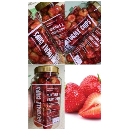 

NATURALE CHIPS - KERIPIK BUAH STRAWBERRY - STROBERI 700 ml