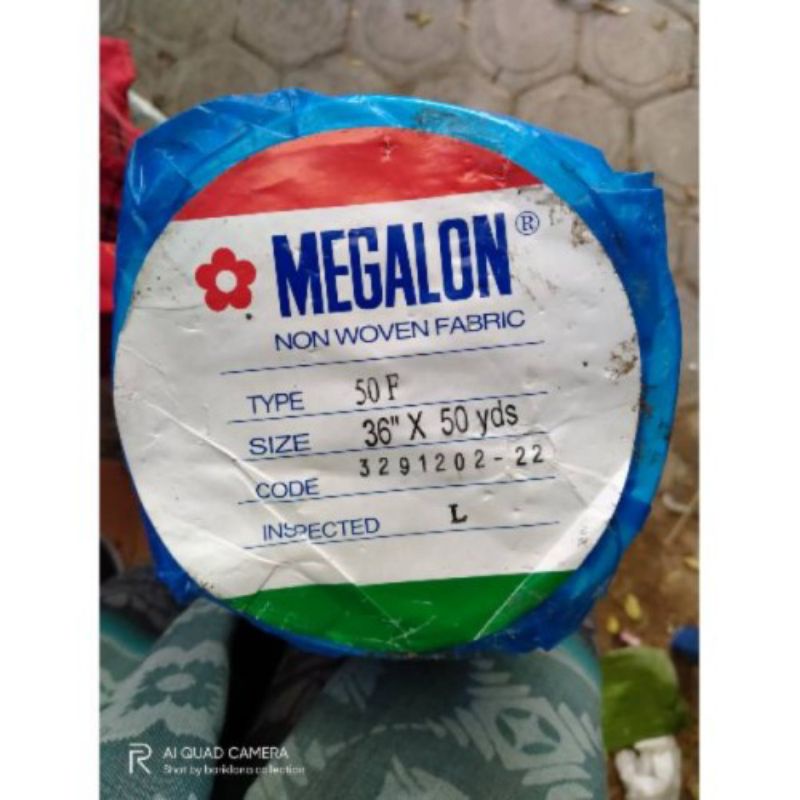 Kain Kapas Tebal Lem Megalon Type 50 P Lebar 1 Meter