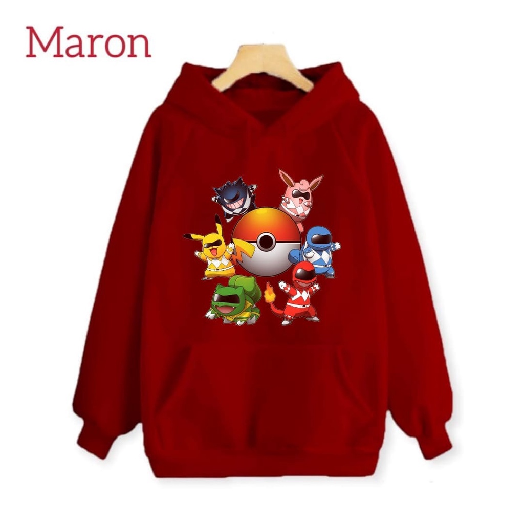 Sweater Hoodie Anak The Best of Pokemon Go/ S.M.L.XL