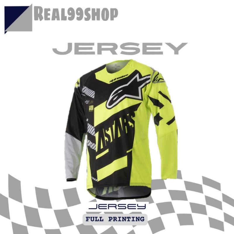 Jersey trail motocross sepeda Downhill MTB