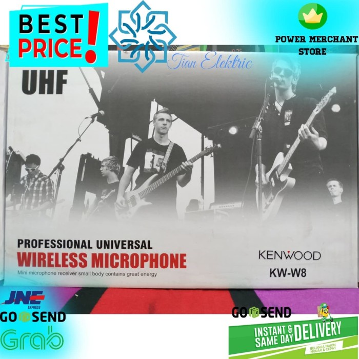 KENWOOD KW-W8 Wireless Microphone ORIGINAL.