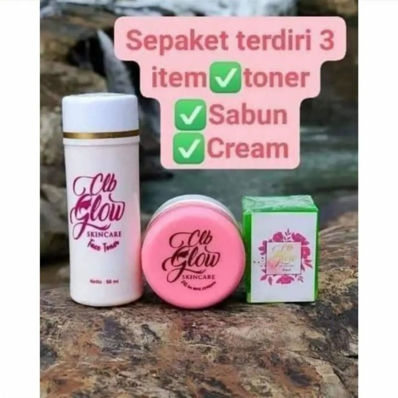PAKET CREAM CLB glow original