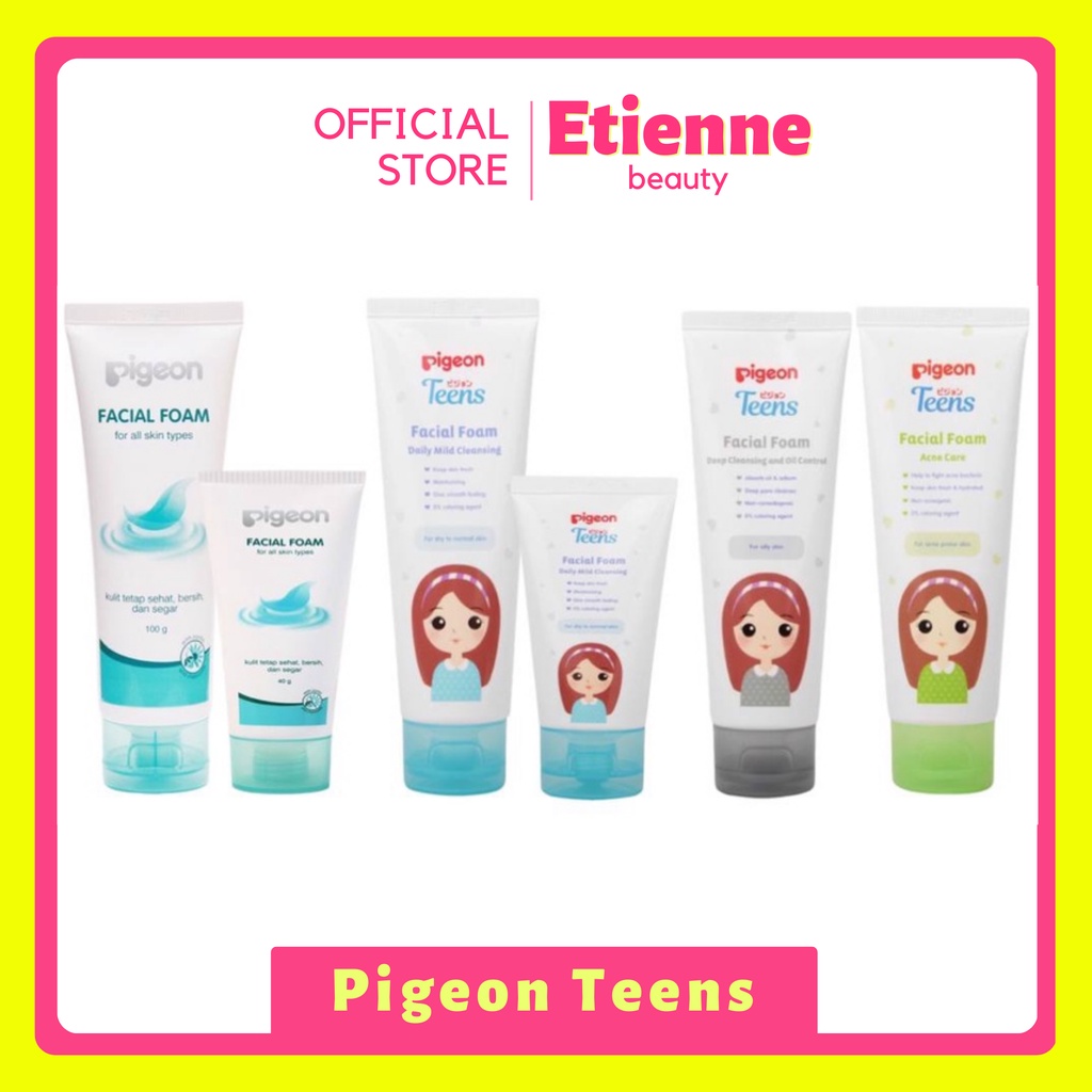 PIGEON TEENS Facial Foam Sabun Cuci Muka Series BPOM