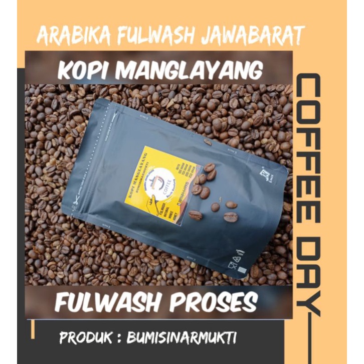 

BEST SELLER !! KOPI ARABIKA GUNUNG MANGLAYANG FULWASH 250 GRAM