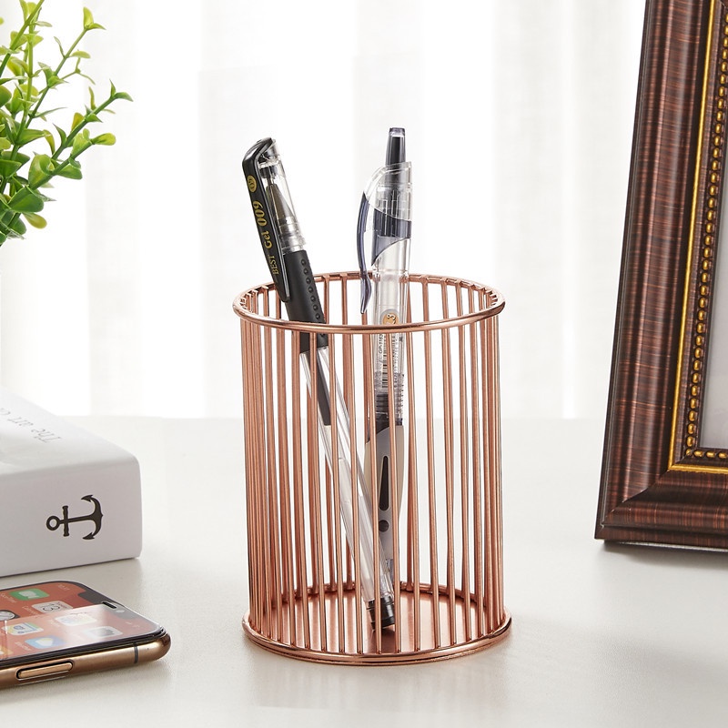 Tempat Kuas Make Up Nordic Make Up Brush Holder Rak Kuas Make Up Tempat Pensil Meja Stationary Kantor