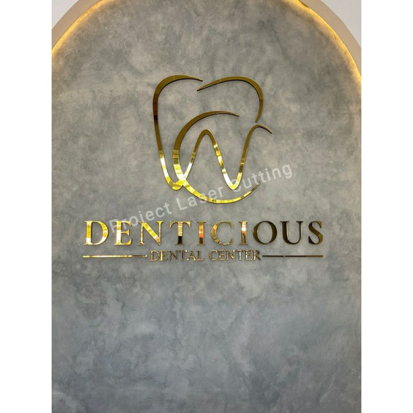 Huruf timbul acrylic / akrilik mirror GOLD / SILVERGOLD/HURUF AKRILIK MIRROR CUSTUM