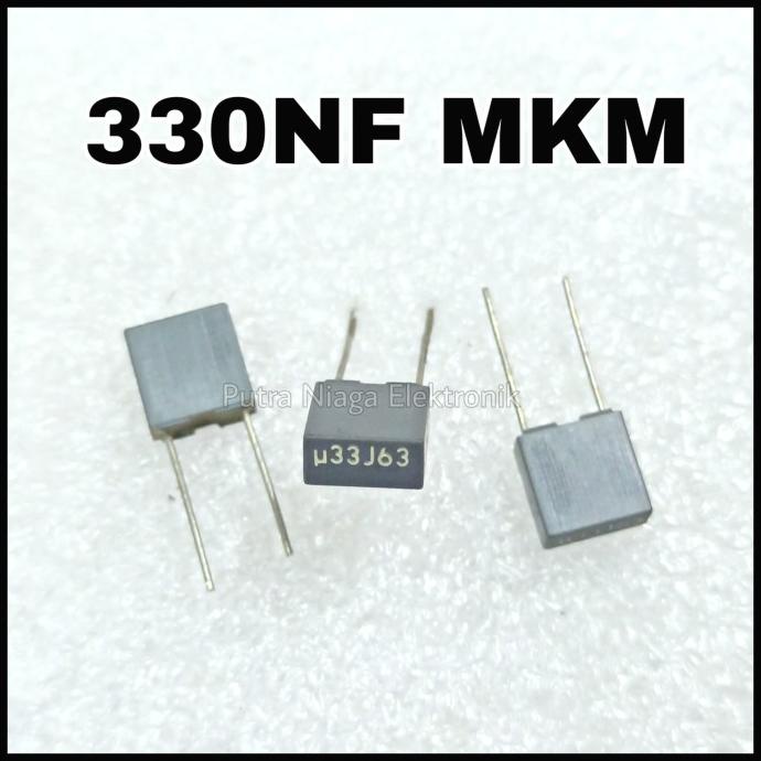 Kapasitor 330NF MKM 334 Capacitor 330N 0,33uF Non Polar putr4n14 Segera Dapatkan