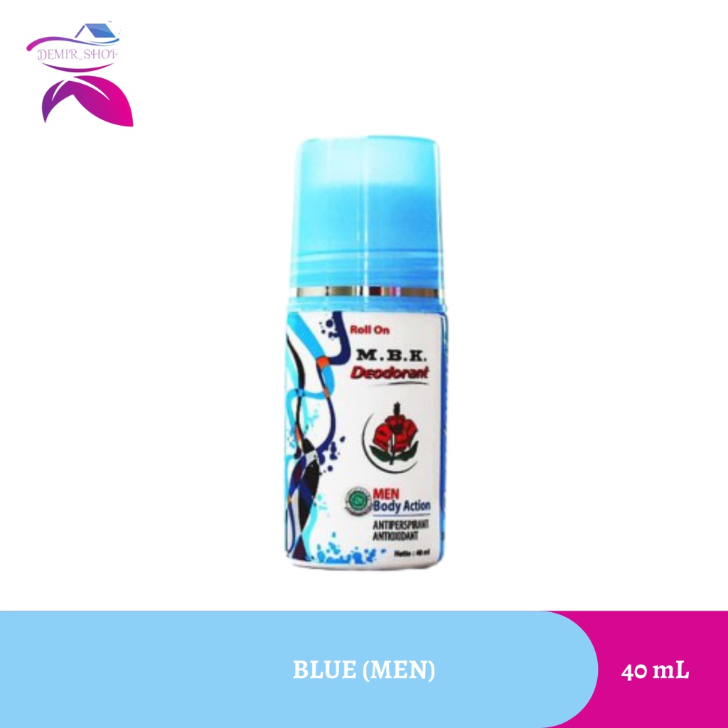 MBK Deodorant Roll On 40 mL / Atasi Bau Badan Bau Ketiak