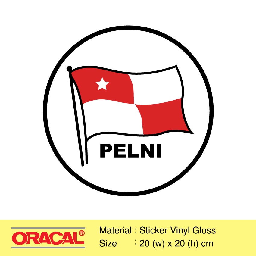 Sticker Pelni, Sticker Logo Pelni, Cutting Sticker Pelni