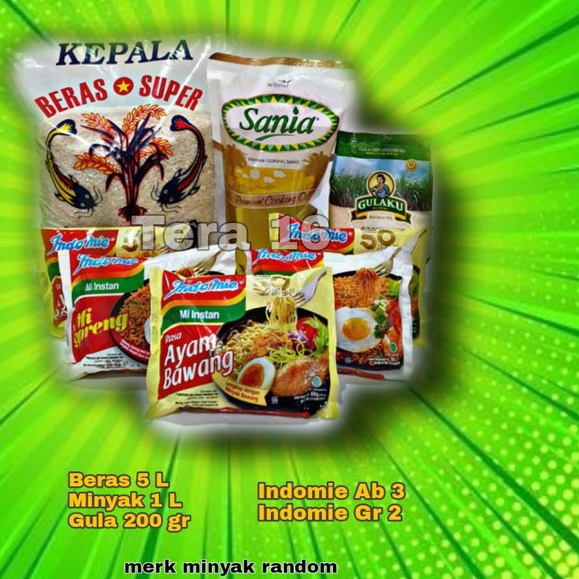 

COD[HJ]-paket 7 paket sembako beras minyak murah bandung paket lebaran