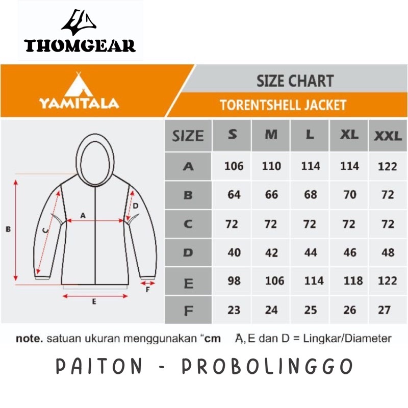 Jaket Yamitala Torent Torentshell Anarok Ultralight Lari Parasut Pria Wanita Hitam M L XL Thomgear Probolinggo