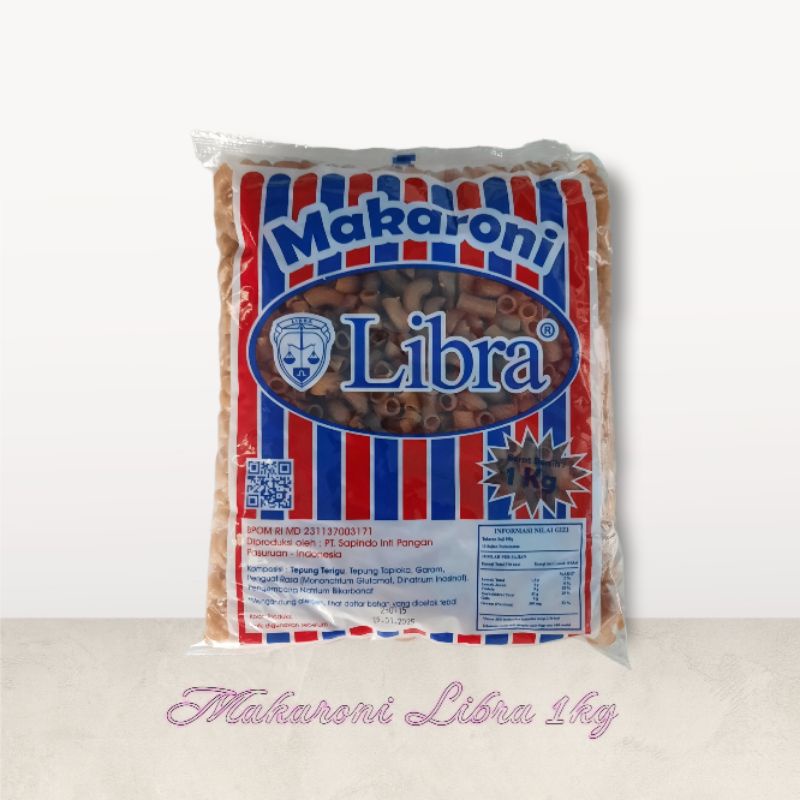 

Makaroni Libra 1kg