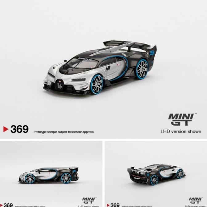 MINI GT 369 - Bugatti Vision Gran Turismo Silver