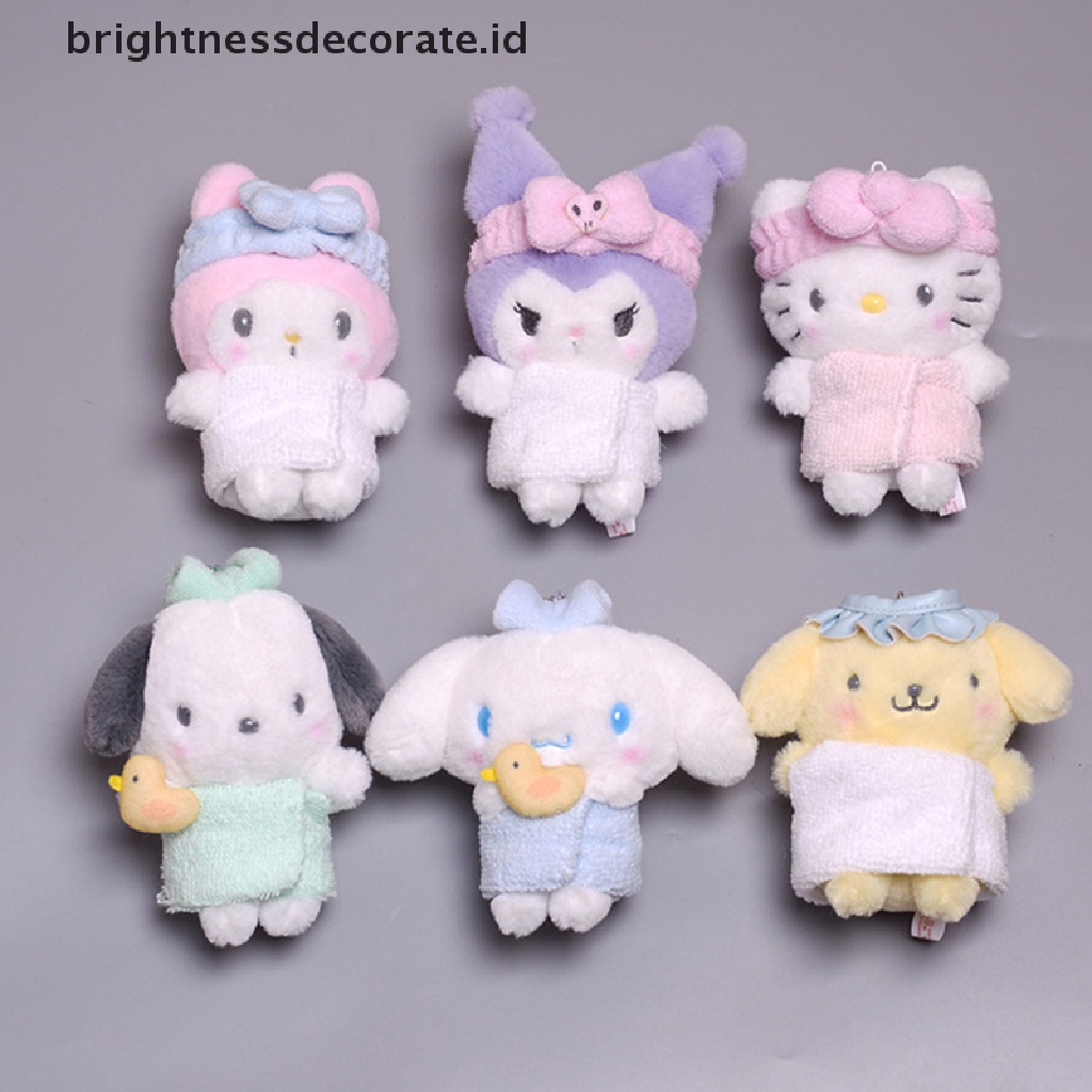 [Birth] 10-20 cm Boneka Kawaii Lucu Sanrio Mainan Mewah My Melody Kitty Cat Cinnamonroll Stuff [ID]