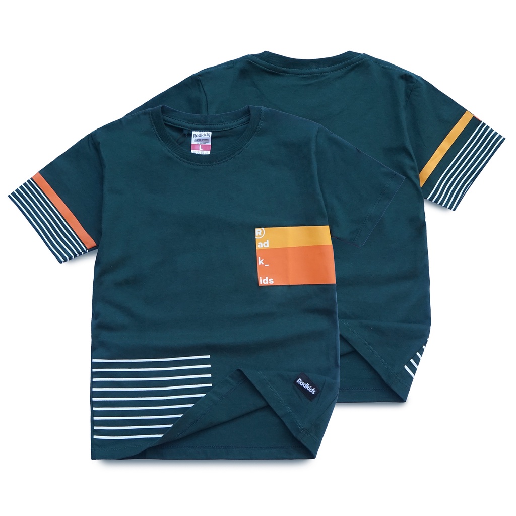 Kaos Anak Laki Laki 1-12 Tahun Baju Distro Anak Cowok Lengan Pendek Radkids Seyes Green