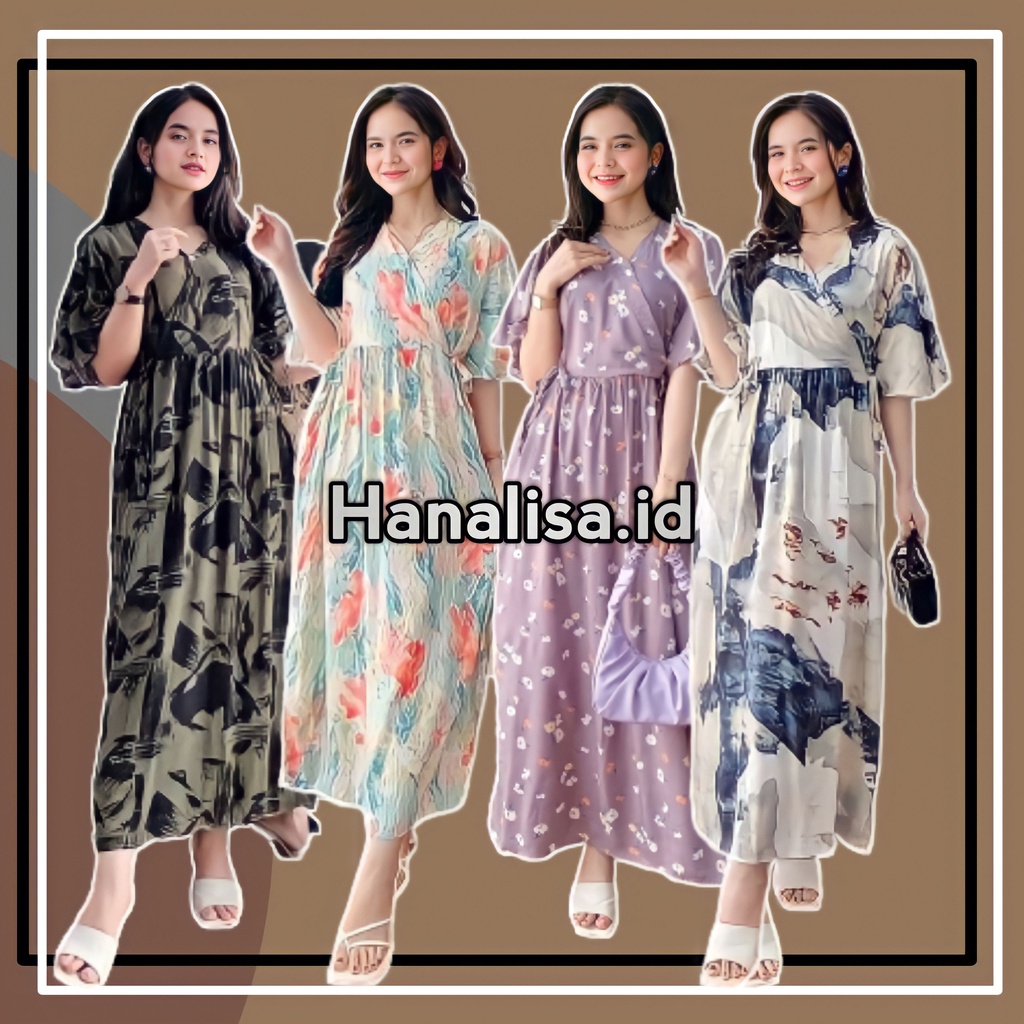 BAJU DASTER KIMONO PIYAMA TIDUR REMAJA WANITA TALI SAMPING KANAN KIRI BUSUI BUMIL KANCING MOTIF BUNGA POLOS BALI MODEL JEPANG BAHAN KATUN RAYON LENGAN PENDEK LONCENG PANJANG SEMATA KAKI LONGDRESS KEKINIAN VIRAL JUMBO DEWASA HANALISA