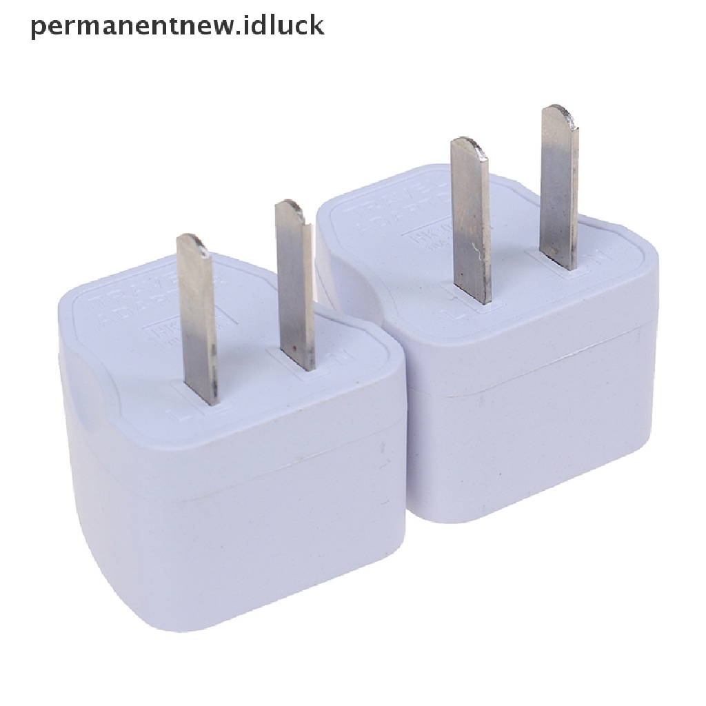 [luckypermanentnew] Universal EU UK AU Ke US USA AC Travel Colokan Listrik Adapter Outlet Converter [ID]