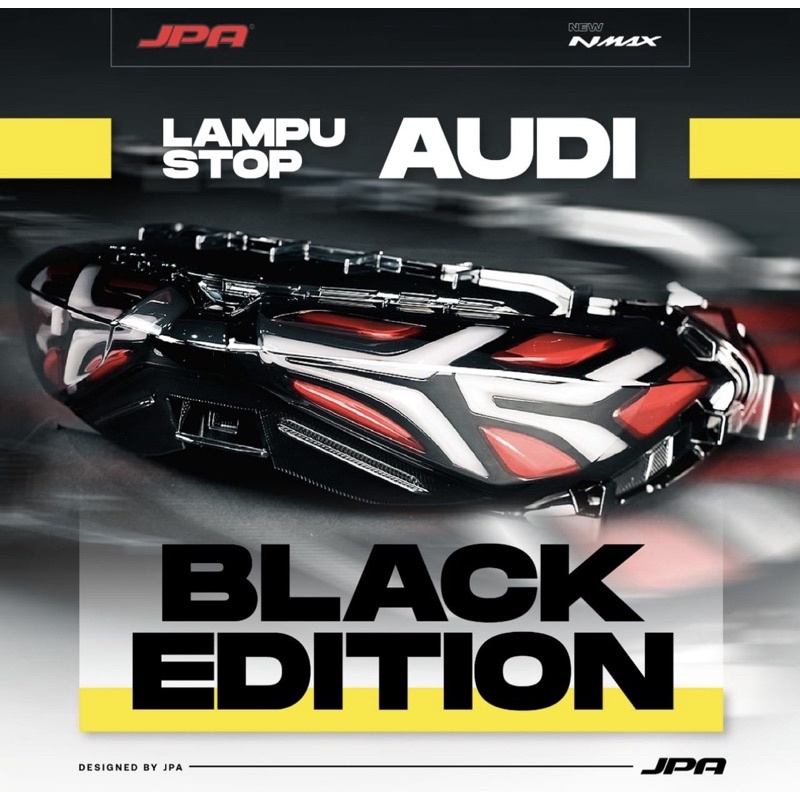 Lampu stoplamp JPA audi black edition original JPA / stoplamp belakang jpa nmax new audi