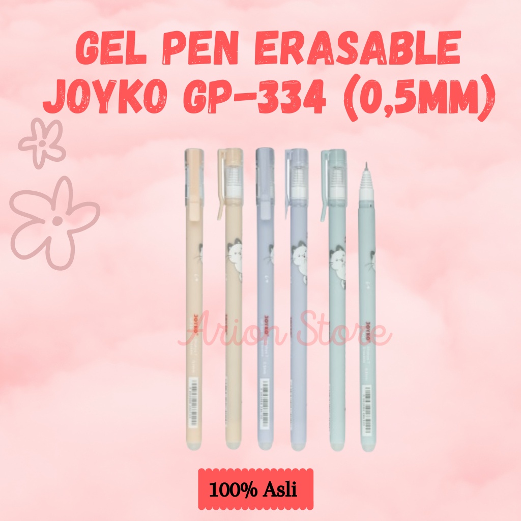 

[ARION STORE] Joyko Ballpoint Pen Erasable GP-334 / Ballpoint Bisa Dihapus [PCS]