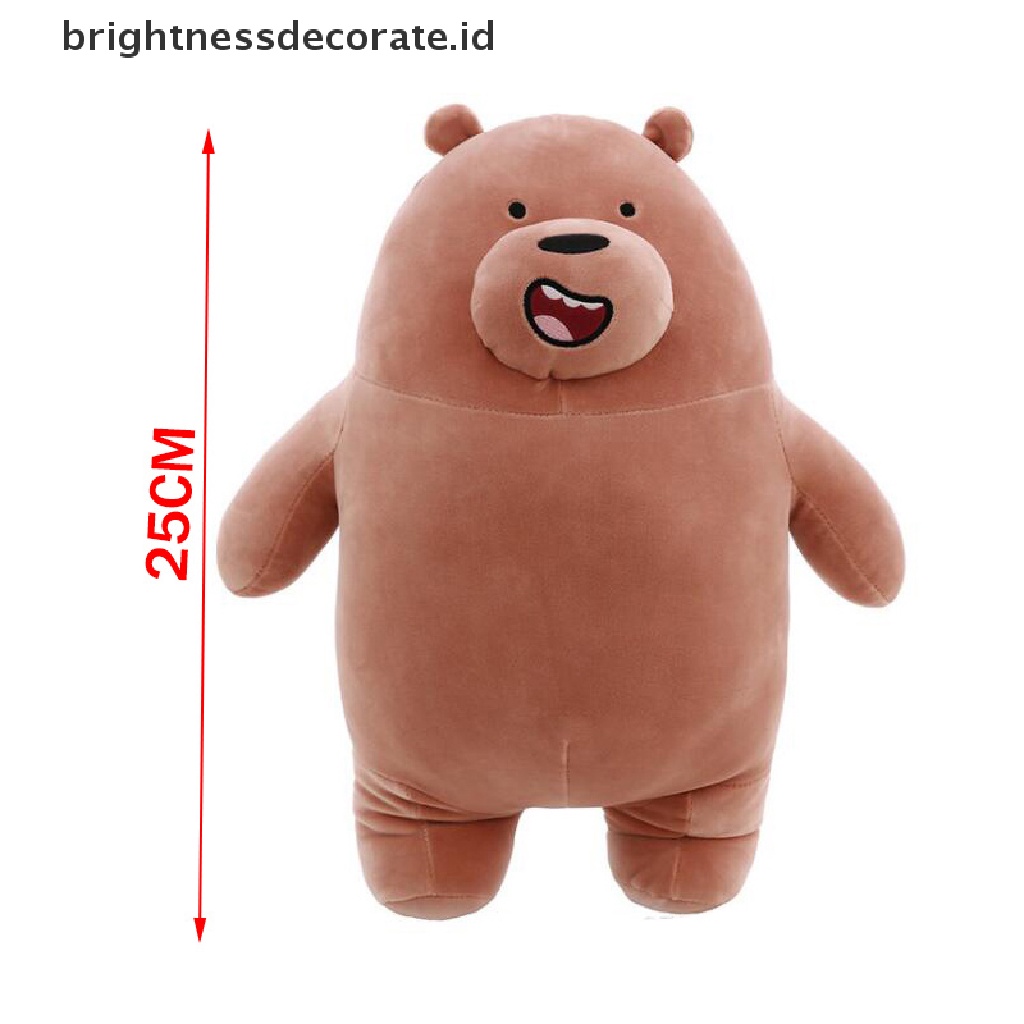 [Birth] We ARE BEARS Boneka Mainan Boneka Plush Lembut 9inch (25cm) we bare bear Plush Doll [ID]