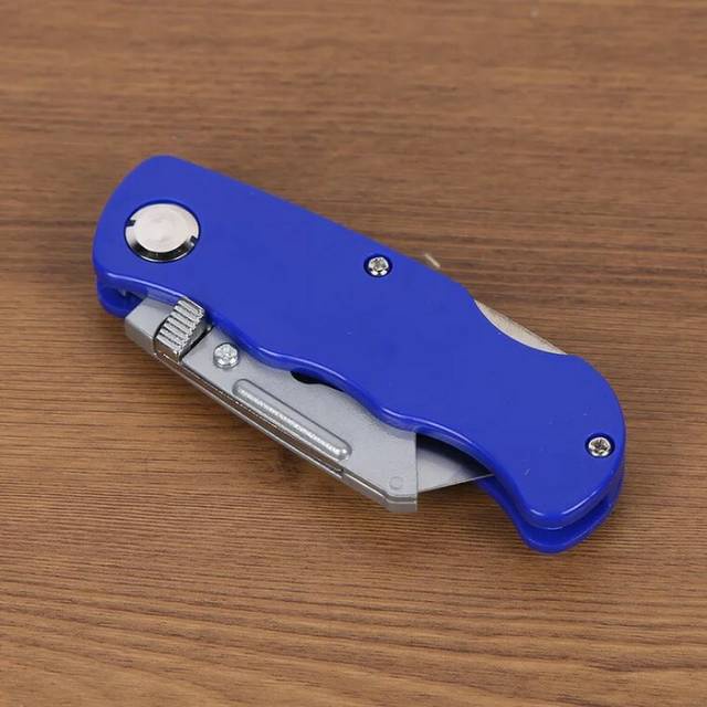 Pisau Lipat Cutter Lipat Knife Foldable Knife KEBO + Mata Pisau MURAH