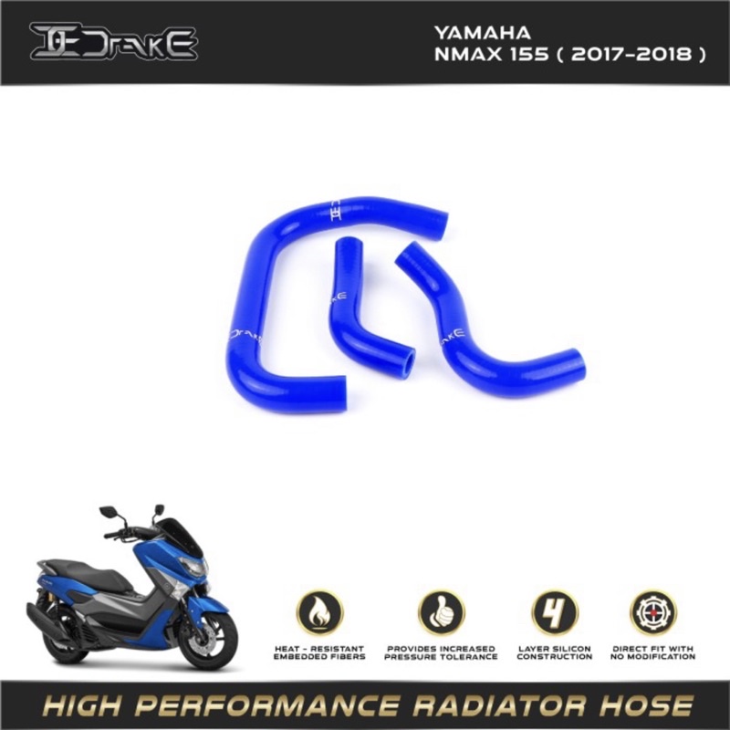 Selang Radiator Hose Drake Yamaha Nmax 155