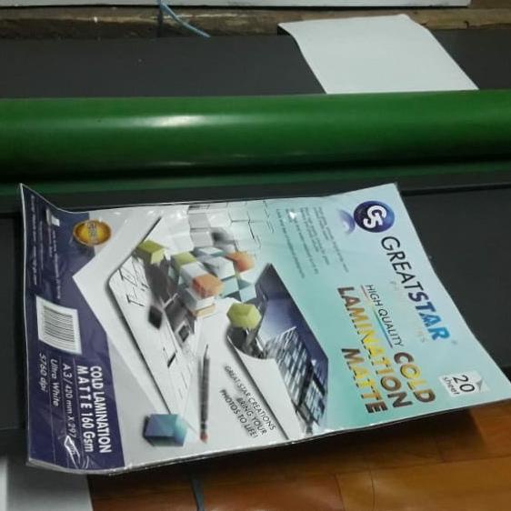

Plastik Laminasi Dingin A3 Glossy Doff/Cold Lamination Glossy Doff TERMURAH