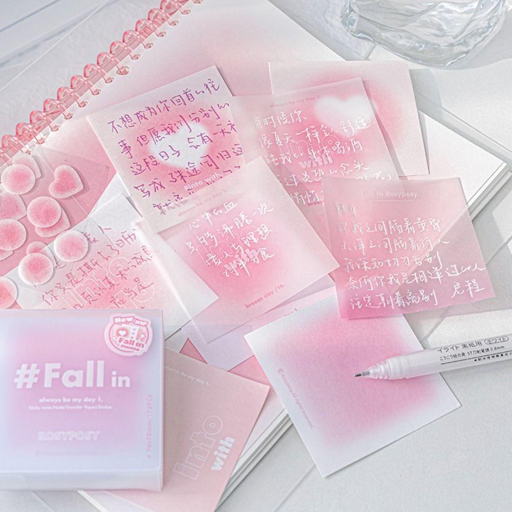 Mxbeauty Posted It Sticky Notes Set Scrapbooking 112Sheets/Box Memo Pad Siswa Alat Tulis Sekolah Kantor Perlengkapan Diary Planner Stiker Label Perekat