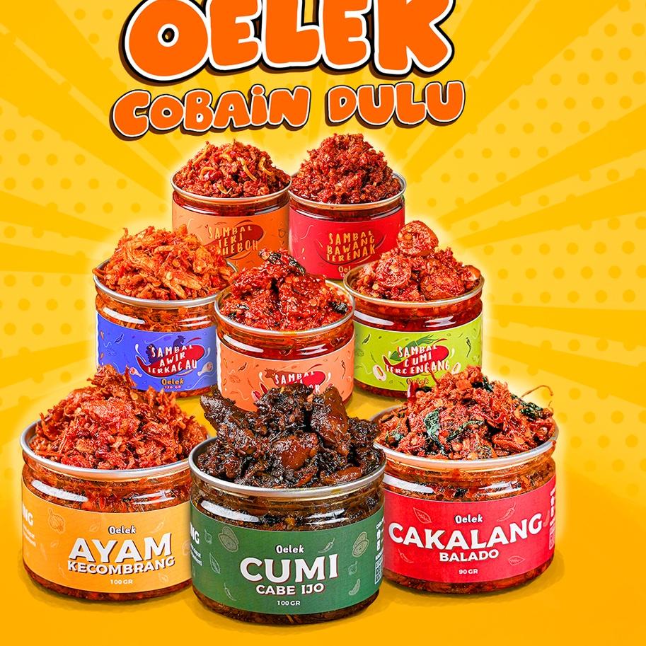 

RVN281 Oelek Cobain Dulu / Cakalang Balado / Cumi Cabe Ijo / Ayam Kecombrang / Sambal Cumi / Sambel Ayam Suwir / Sambal Sei / Sambal Teri #