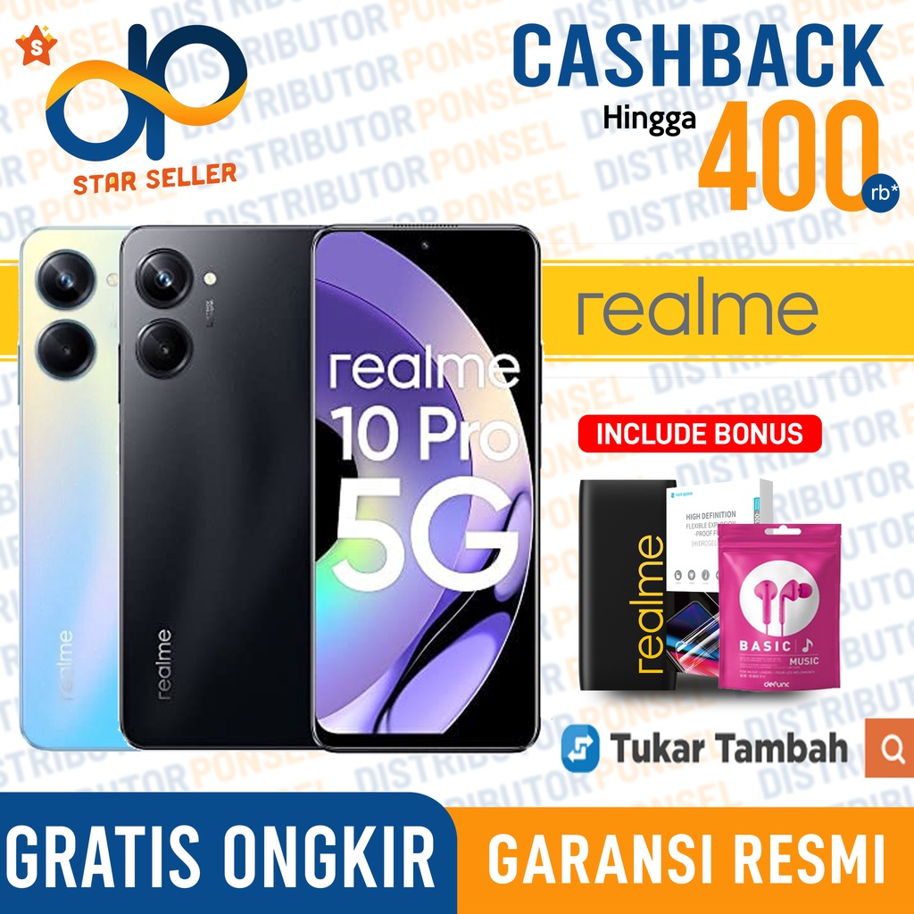 Realme 10 Pro Pro+ Plus 5G 12GB+256GB - 8GB+256GB - 8GB+128GB Garansi Resmi Realme 10 Pro 12 GB 256 GB 8 GB 256 GB 8 GB 128 GB