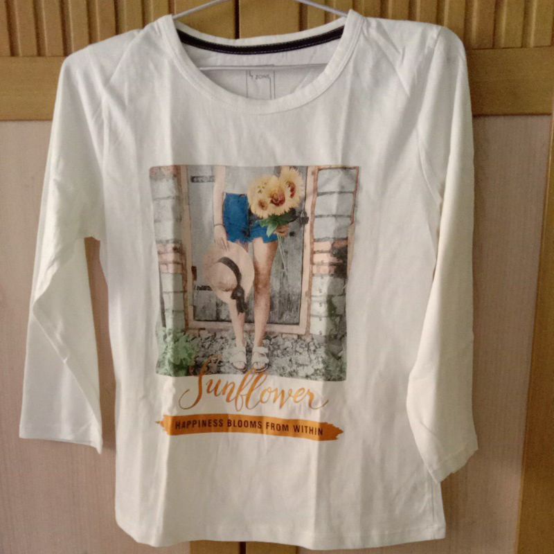 Kaos Tzone lengan panjang cewek/ T Zone