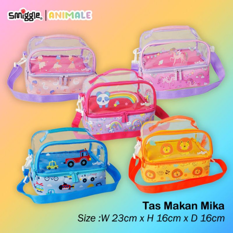 Tas double decker  smiggle/lunchbag smiggle/tas lunchbox