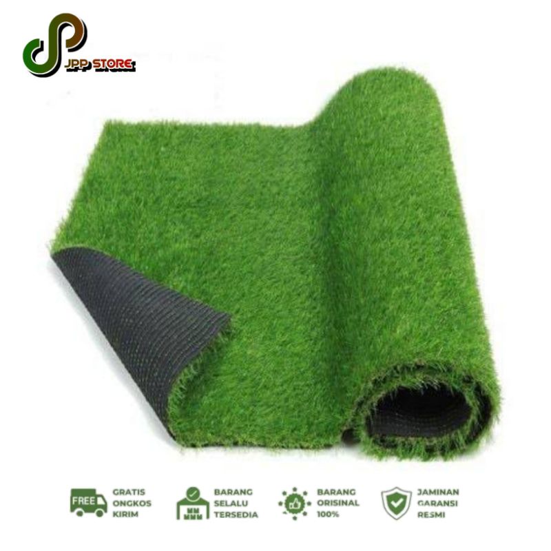 Karpet Rumput Sintetis 1 Roll 100 X 300cm Tipe Swiss Tebal 3cm / Rumput Artificial / Rumput Sintetis